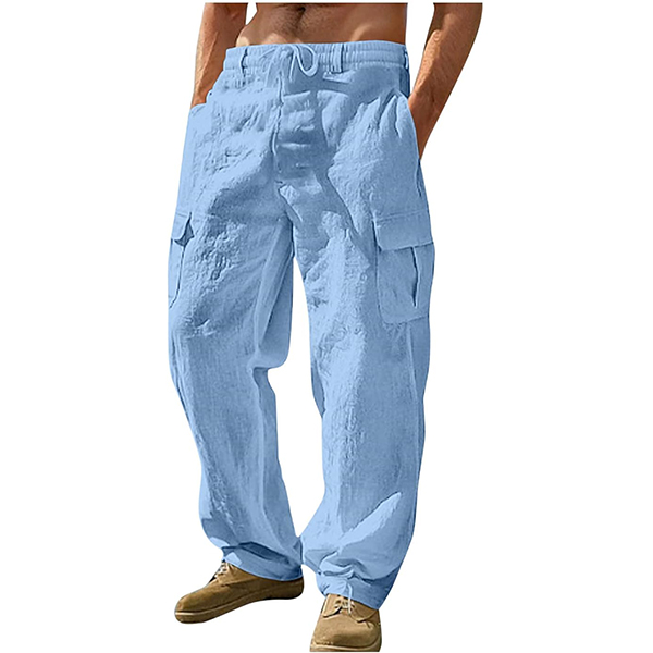 Men's Cotton-Linen Work Pants
